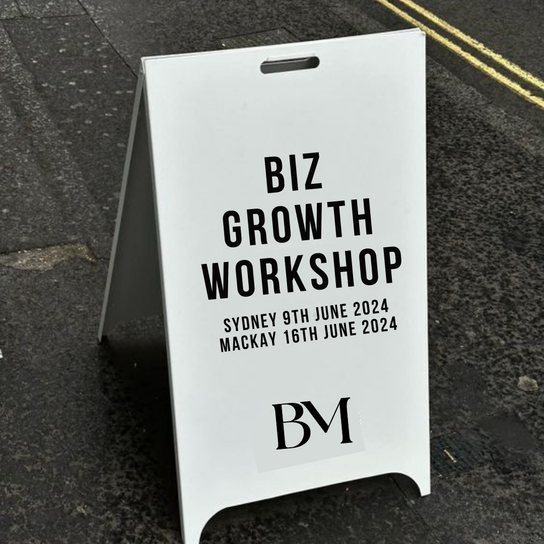 BIZ GROWTH WORKSHOP - SYDNEY & MACKAY